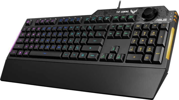 Tastierë ASUS TUF Gaming K1, e zezë