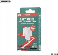 Karikues muri Remax BATT Series RP-U26, 33W, PD QC, i bardhë