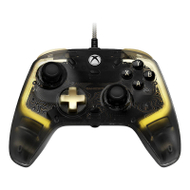 Gamepad Gamesir Kaleid Flux, me kabllo, RGB, transparent i zi