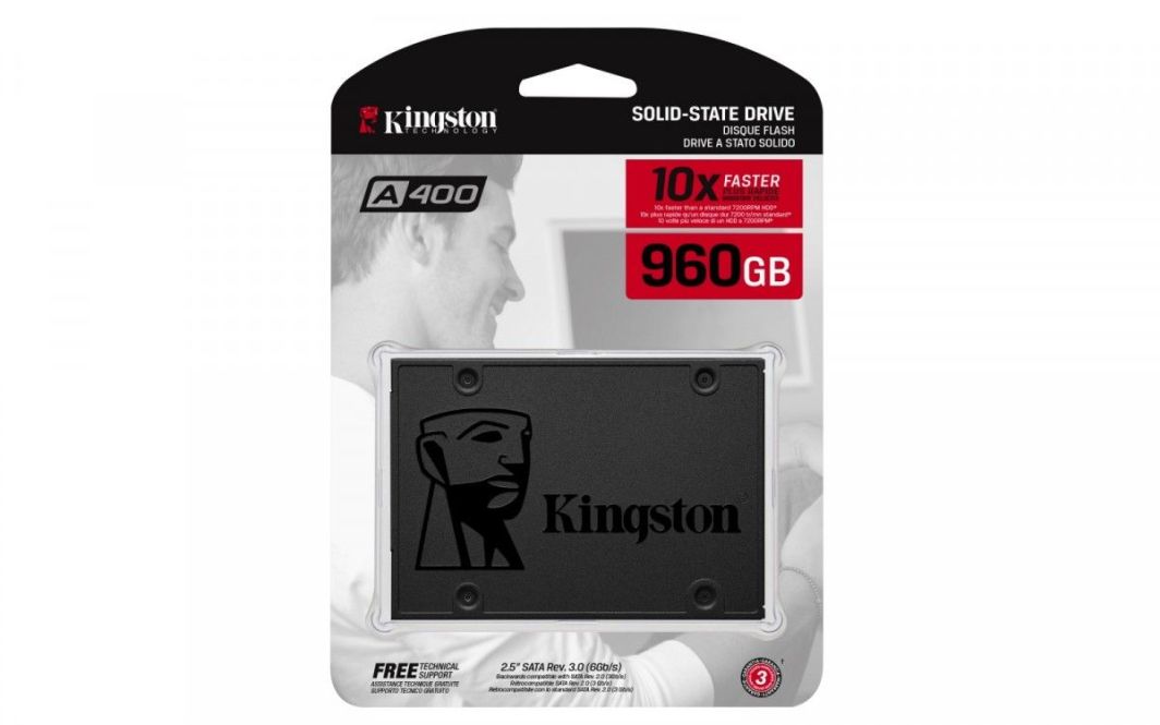 Disk Kingston A400, 2.5'', SATA III SSD, 960 GB (SA400S37/960G)