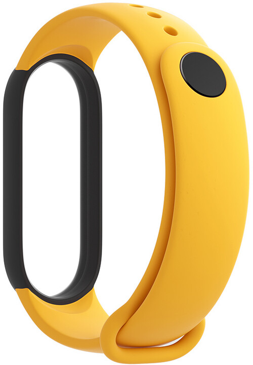 Rrip Xiaomi për Mi Band 5, 3 copa, i kaltër/verdhë/gjelbër