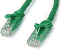 Kabllo rrjeti Startech, RJ-45 / RJ-45, Cat 6 U/UTP, 15 m, e gjelbër