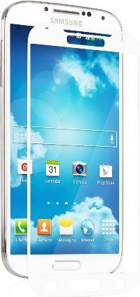Folie mbrojtëse Moshi Moshi iVisor XT për Samsung Galaxy S4, transparente, kornizë e bardhë