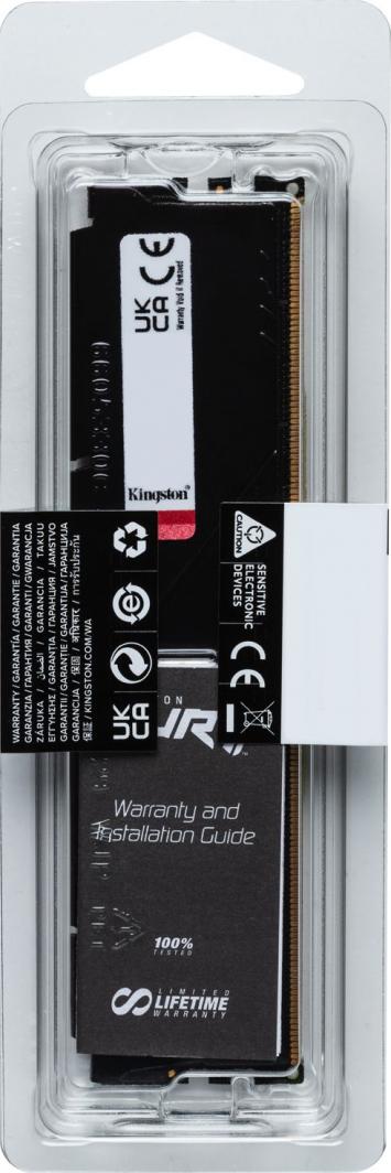 Memorie Kingston Fury Beast, DDR5, 8 GB, 5600 MHz, CL40, KF556C40BB-8