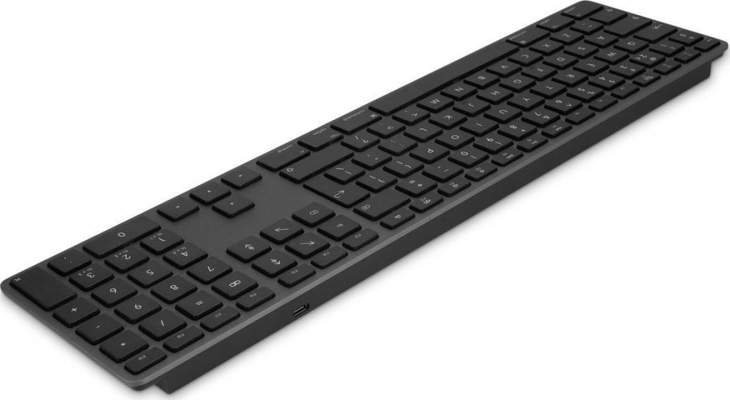 Tastierë LMP WKB-1243, wireless, GR, grafit dhe e zezë