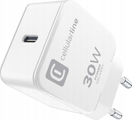 Karikues USB-C Cellularline 30W për Apple, i bardhë