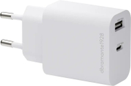Karikues muri re-charge, USB C 25W, USB A 18W, i bardhë