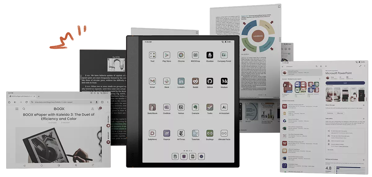 Lexues e-book Onyx Boox Note Air 4 C OPC1235R, 10.3", 64GB, i zi