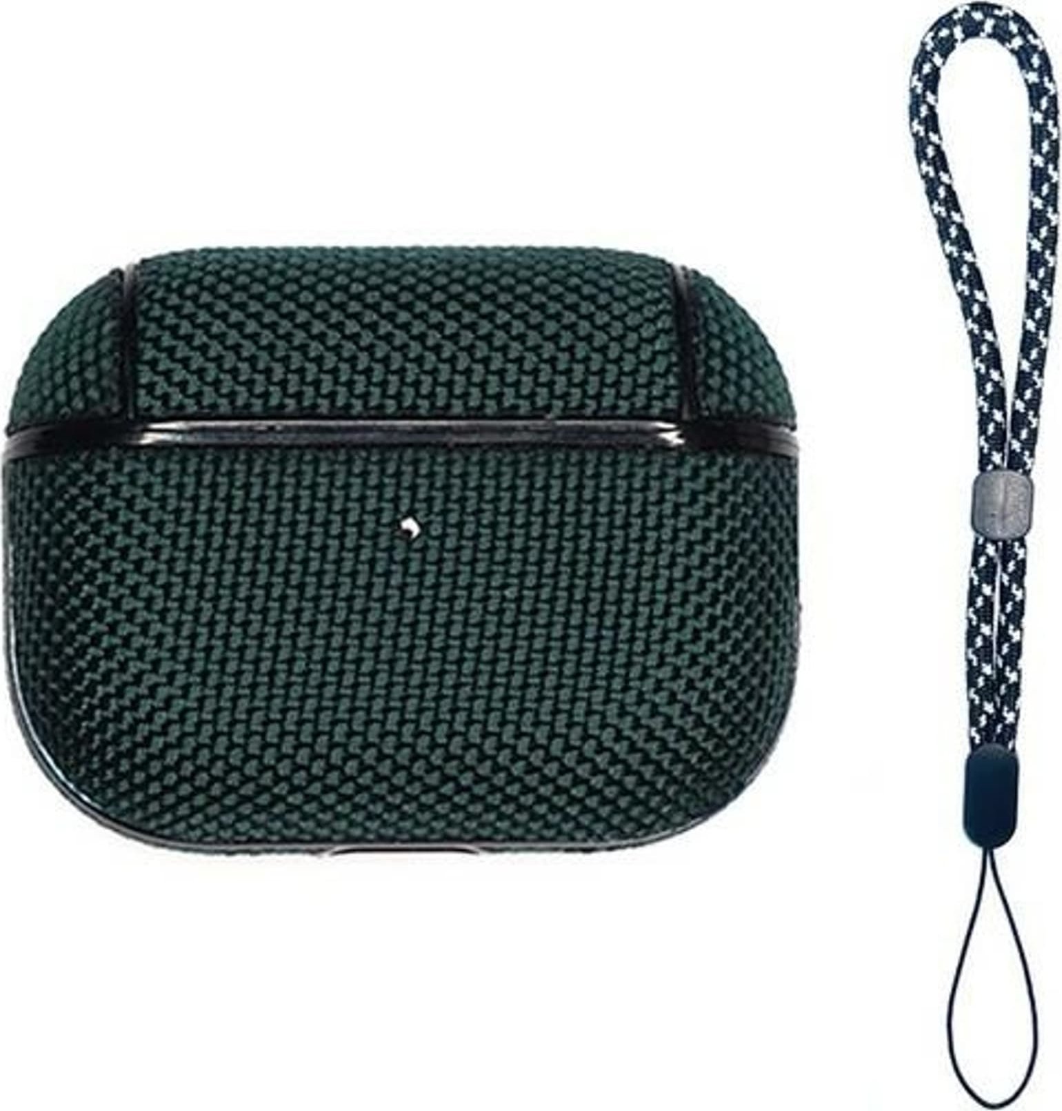 Kapak mbrojtës Beline për AirPods Pro, TPU, me karabinë, jeshil