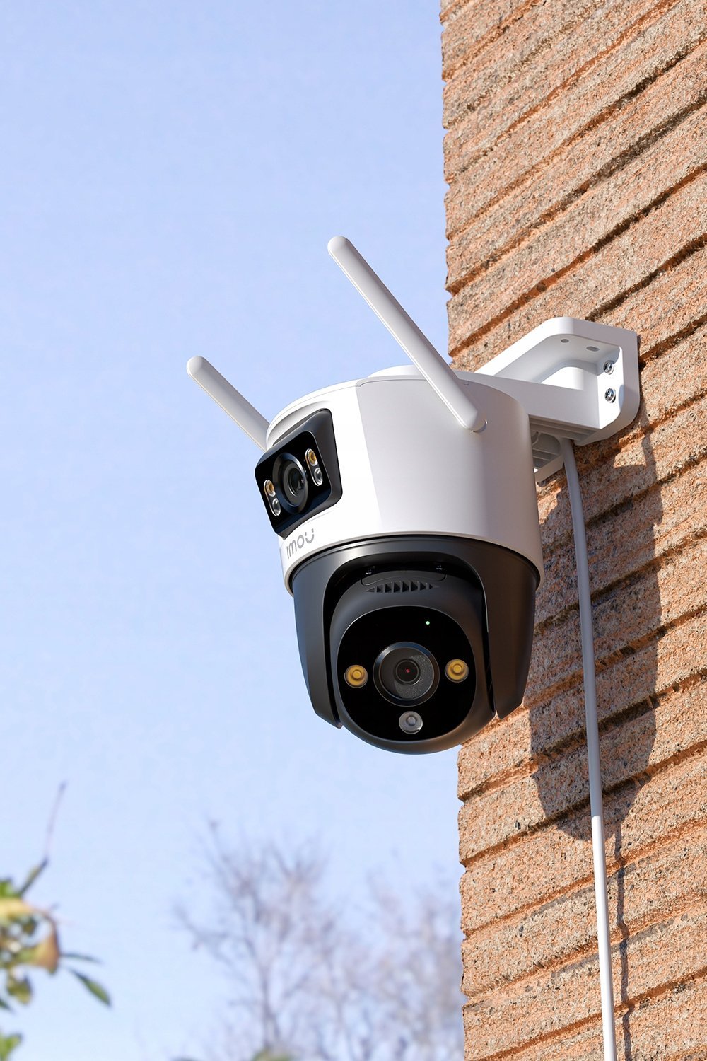 Kamerë e jashtme WiFi IMOU Cruiser Dual 6 8 10MP, PTZ, 8x zoom digjital, bardhë