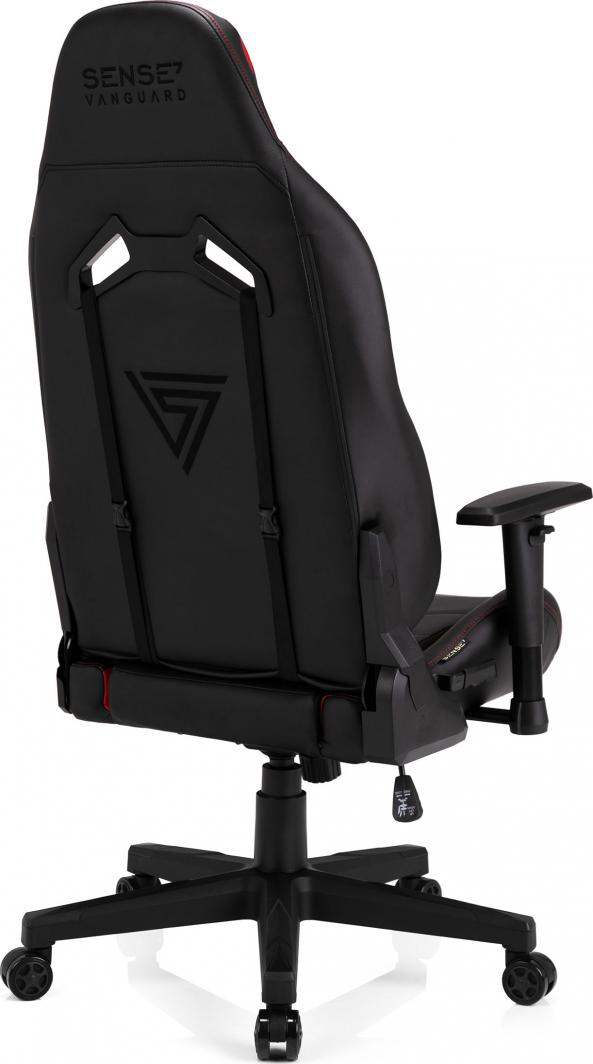 SENSE7 Vanguard стол, црно/црвено