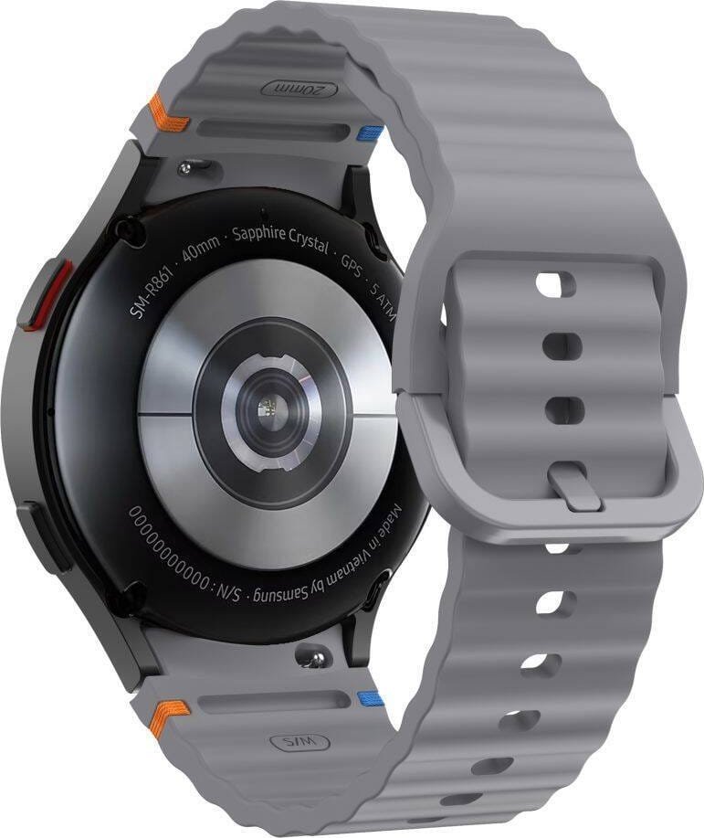 Rrip ore Tech-Protect Silicone Sport për Samsung Galaxy Watch 4 5 5 Pro 6 7 FE, TPU, i zi