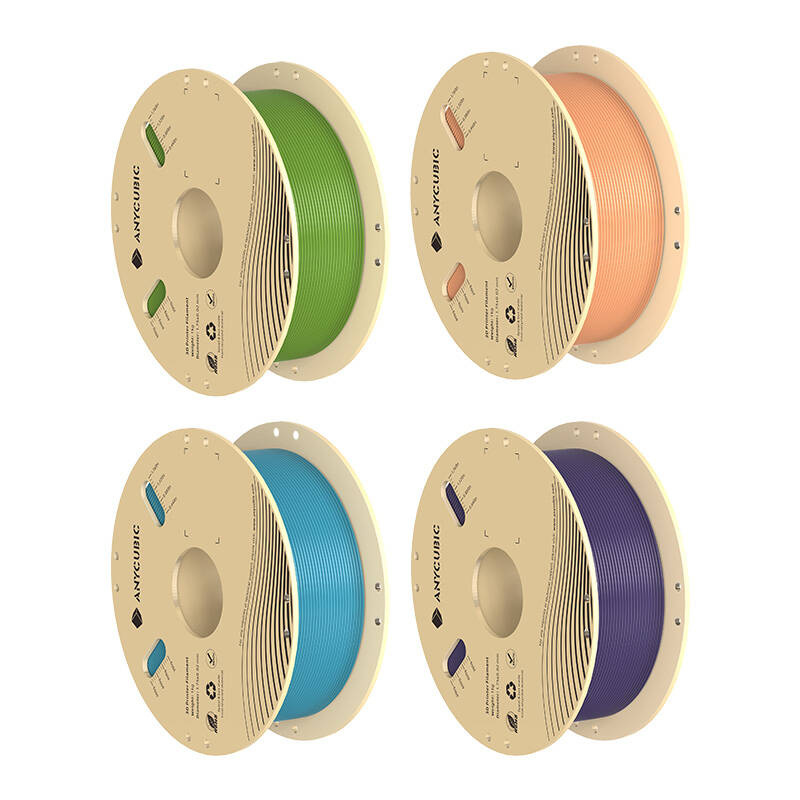Filament 3D ANYCUBIC HPL20-101-4, PLA Pantone, set 4 copë, shumëngjyrësh