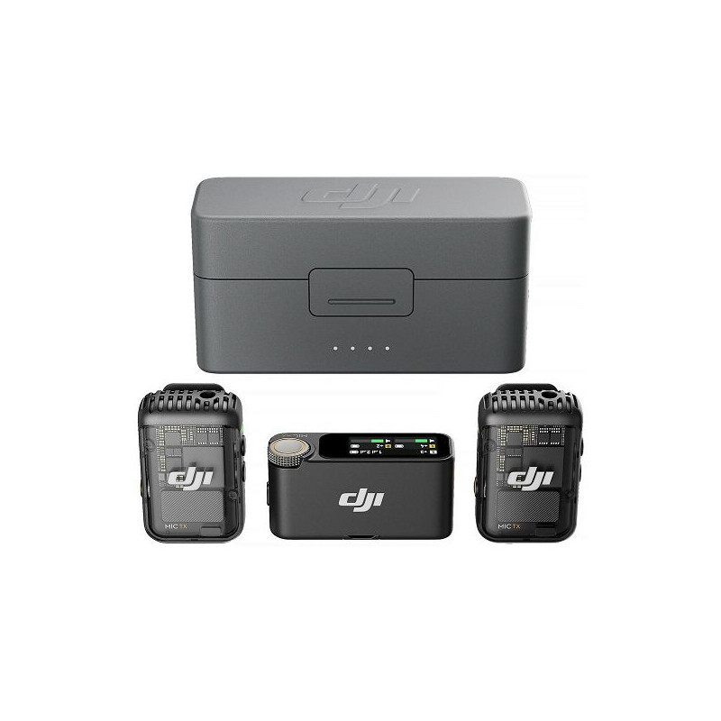 DJI Mic 2 (2 TX + 1 RX + Karikues)
