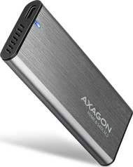 Kuti e jashtme SSD Axagon EEM2-SG2, M.2 NVMe SATA, USB-C 3.2 Gen 2, titanium silver