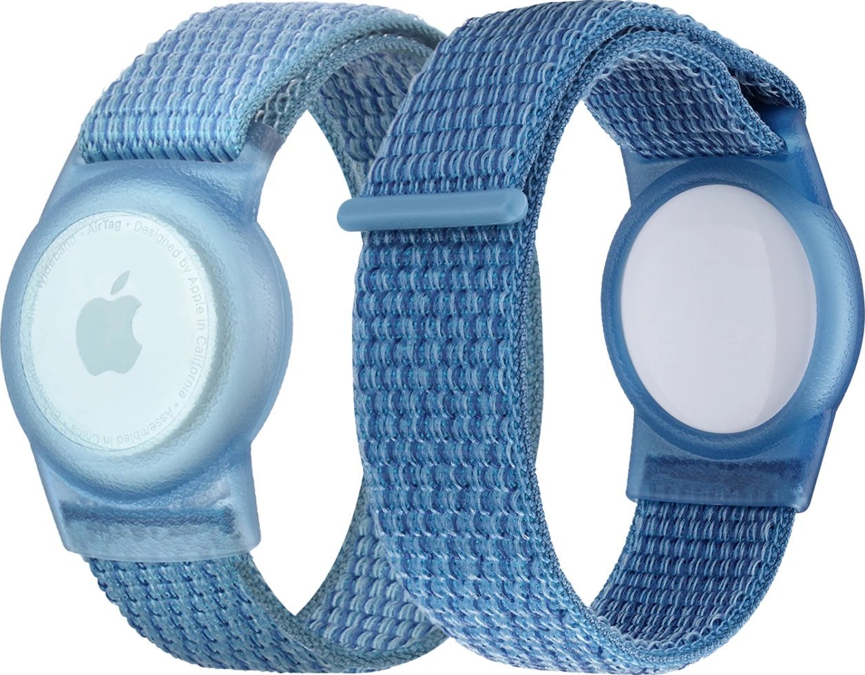 Rrip për Apple AirTag Mobile Origin AirTag Strap, najlon, i rregullueshëm, blu