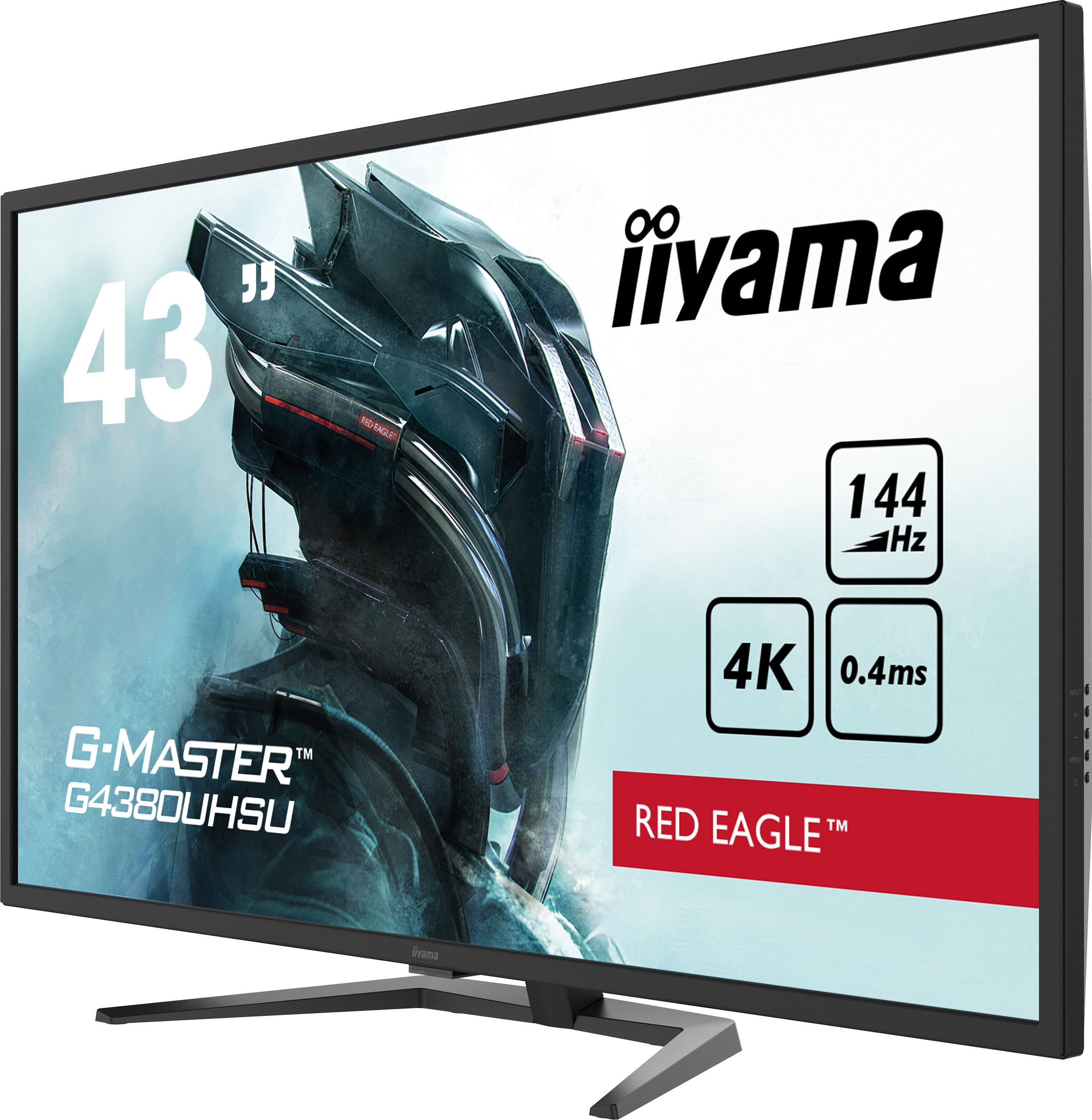 Monitor gaming iiyama G-MASTER G4380UHSU-B1, 43", 4K, 144Hz, i zi