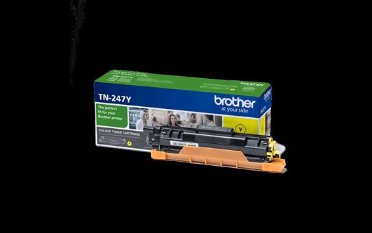 Toner për printer Brother TN-247Y, 2300 faqe, i verdhë