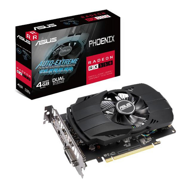 Kartelë grafike ASUS Phoenix PH-RX550-4G-EVO AMD Radeon RX 550 4 GB GDDR5