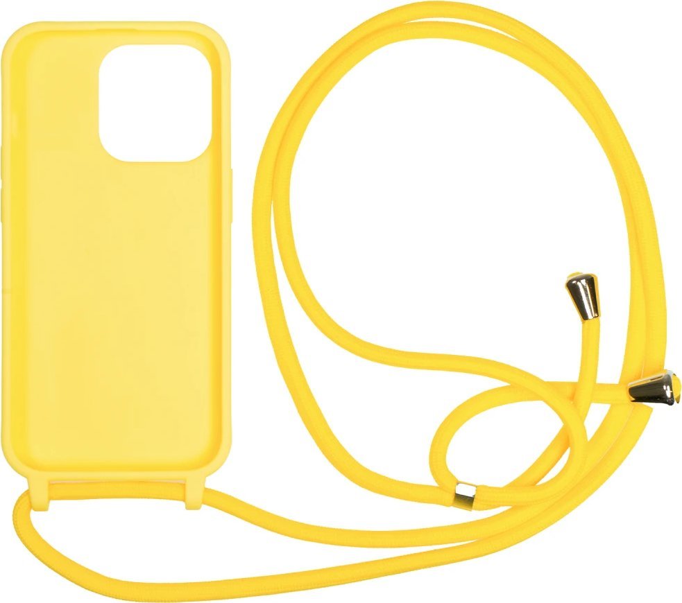 Mbrojtëse telefoni Mobile Origin Lanyard Case, për iPhone 14 Pro, me rrip, e verdhë