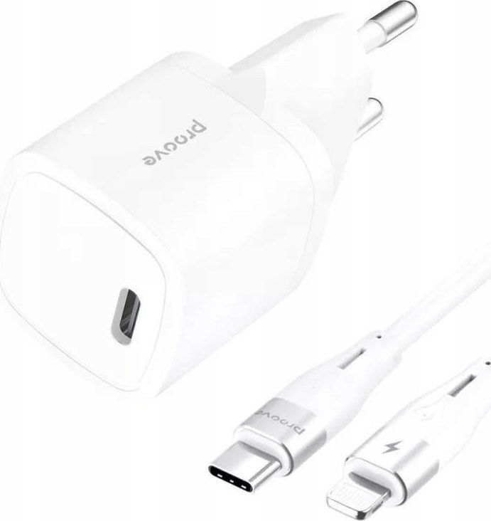 Karikues muri Canyon 20W, USB C, kabllo Lightning, i bardhë