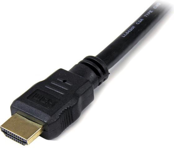Kabllo HDMI StarTech HDMM1M, 1 m, High Speed me Ethernet, HDMI 1.4, e zezë