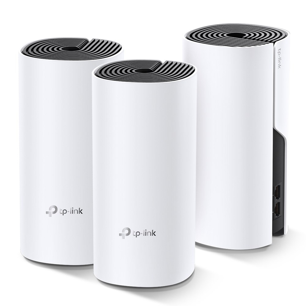 Sistem mesh Wi-Fi TP-Link Deco M4, AC1200, set 3 copë, i bardhë