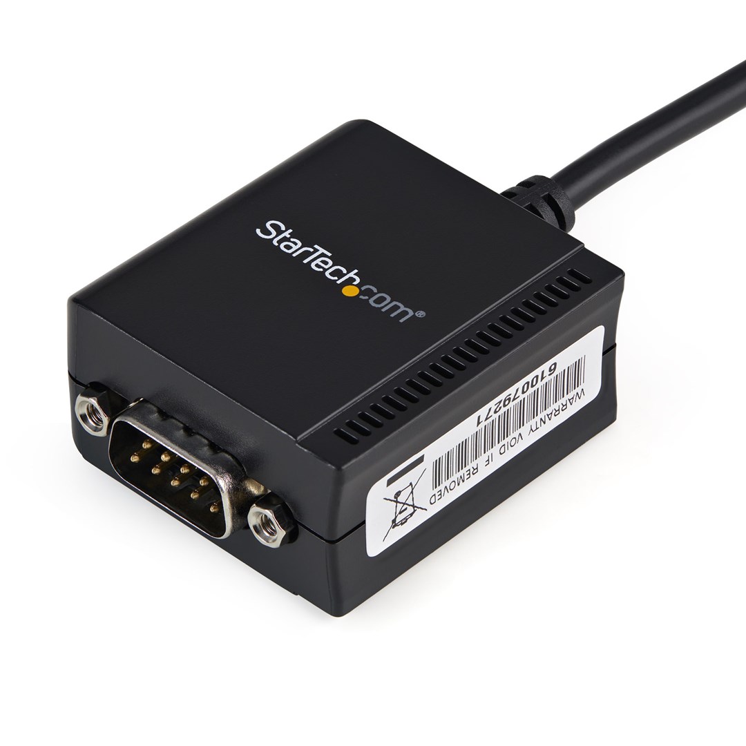 Kabllo StarTech, USB në Serial RS232, 1-port, e zezë