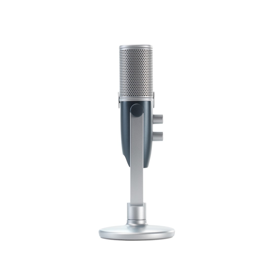 Mikrofon USB AKG Ara Blue Silver, kondensator, 24 bit 96kHz, argjendtë kaltëroshe