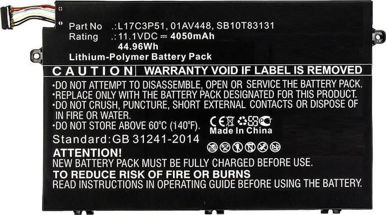 Bateri laptopi CoreParts MBXLE-BA0217, zëvendësuese, e zezë