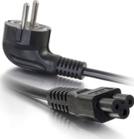 Kabllo rryme për laptop C2G 1m, European Power Cord, e zezë