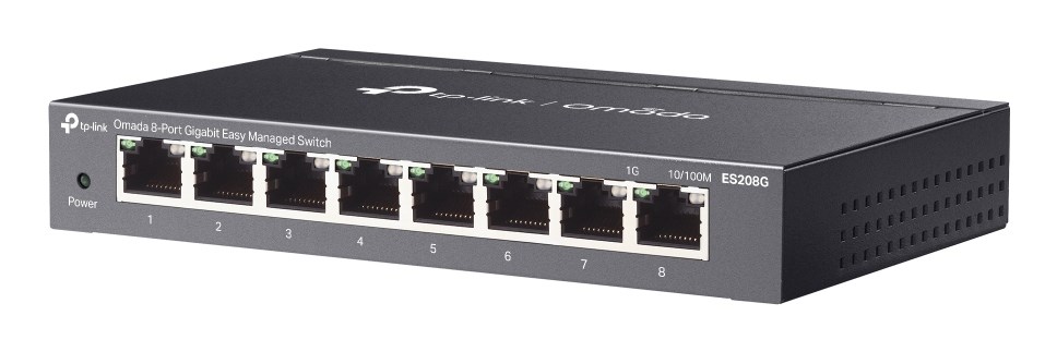 Switch rrjeti TP-Link Omada ES208G, 8 porta Gigabit, i zi