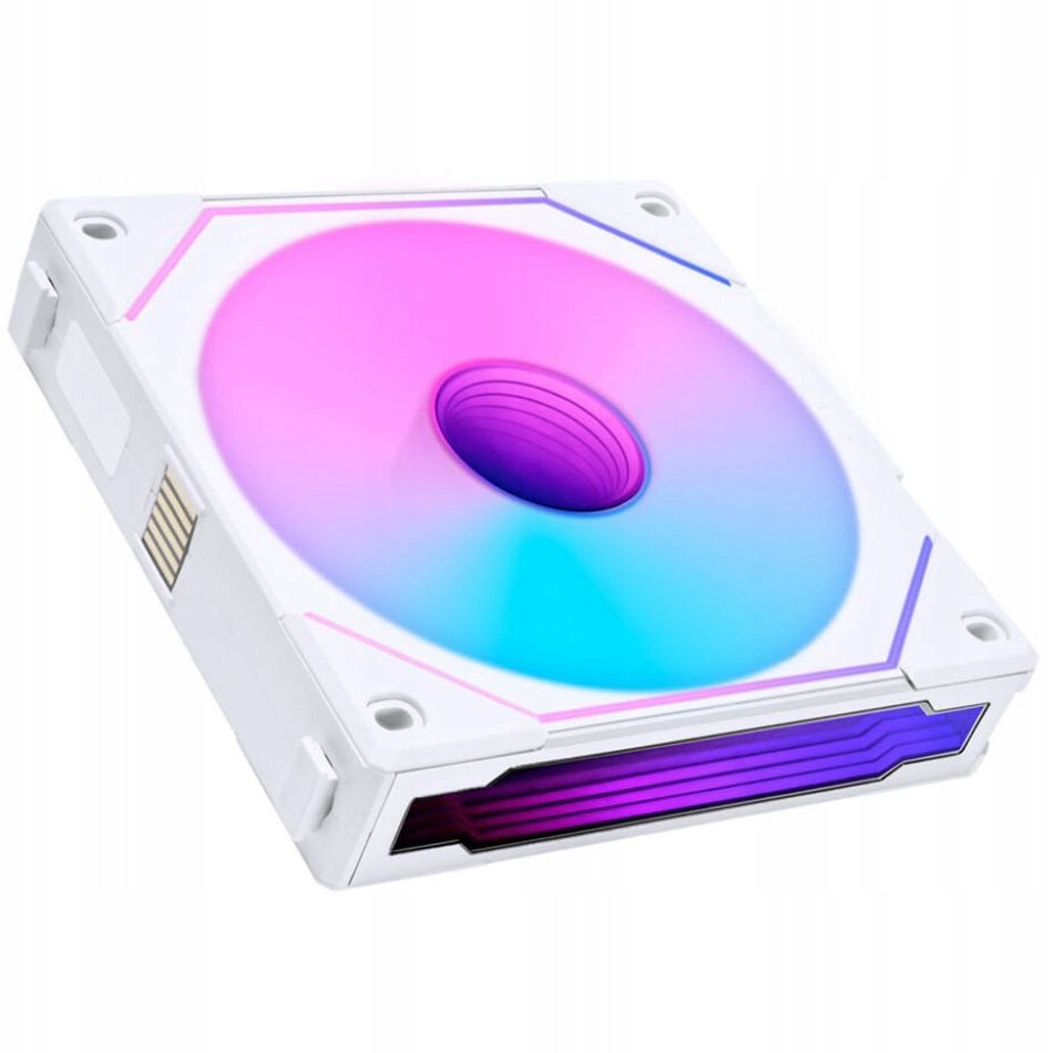 Ventilator kasë Lian Li UNI FAN SL Infinity Mirror Reverse Blade, 120mm, ARGB PWM, i bardhë