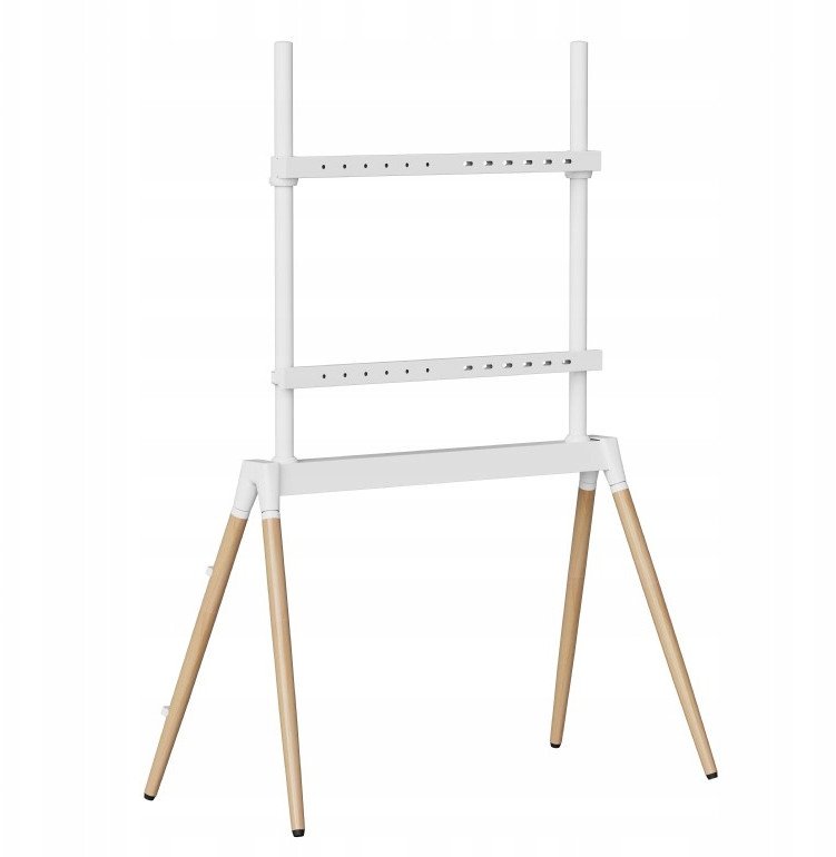 Mbajtëse dyshemeje për TV Gembird, 55" 86", e bardhë me dru