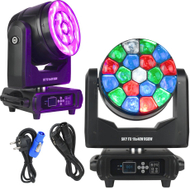 Dritë skenike moving head Light4Me Sky FX 19x40W RGBW, LED 19x40W, kontroll DMX, e zezë