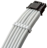 Kabllo furnizimi CableMod C-Series Pro ModMesh 12V-2x6, 65cm, konektor 90°, e bardhë