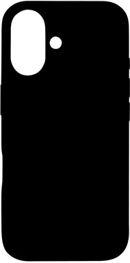 Mbështjellës telefoni Pomologic CoverCase Silicone MagSafe, për iPhone 16, silikoni, i zi
