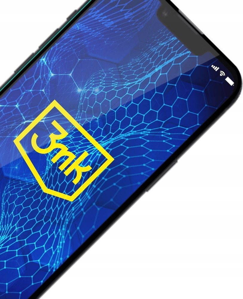 Xham mbrojtës 3mk HardGlass Max Lite për Redmi Note 13 Pro Plus, 0.3mm, 9H, i zi