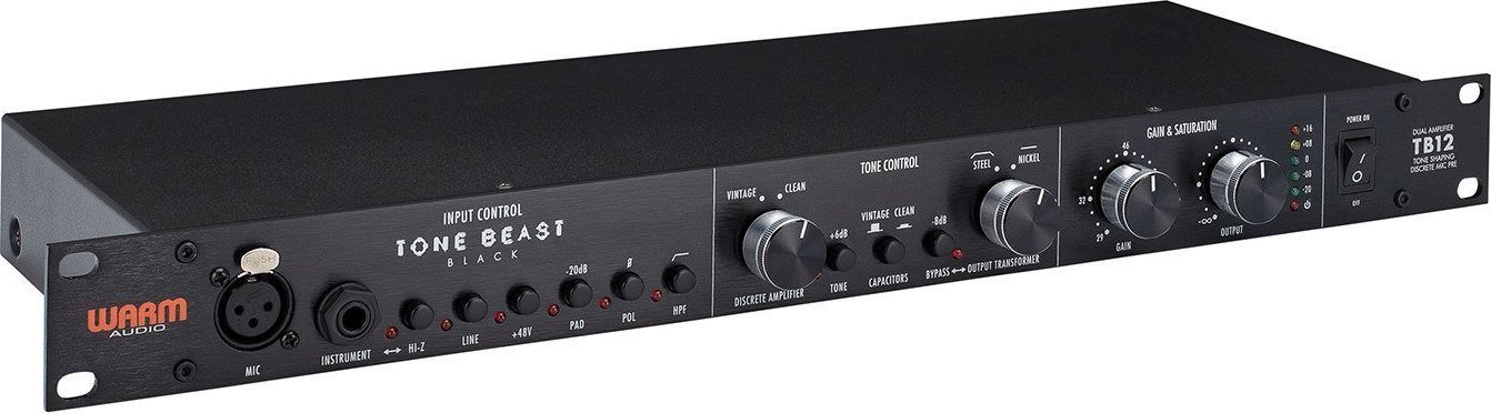 Preamp mikrofoni Warm Audio TB12 Tone Beast, 1 kanal, i zi