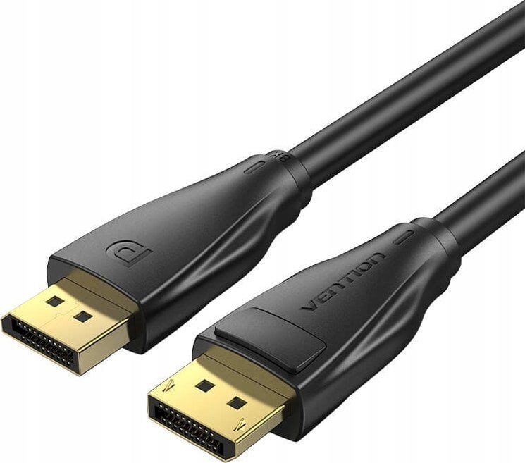 Kabllo DisplayPort Vention DP 1.4, 3m, 8K, e zezë
