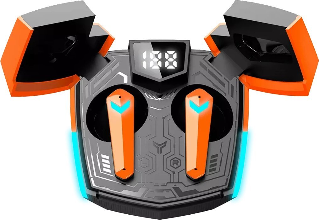 Kufje wireless Canyon Doublebee GTWS-2, gaming, Bluetooth, portokalli