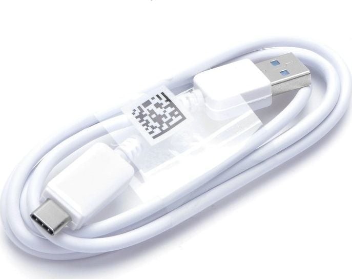 Kabllo USB Partner Tele.com, USB A në USB C, 1 m, e bardhë