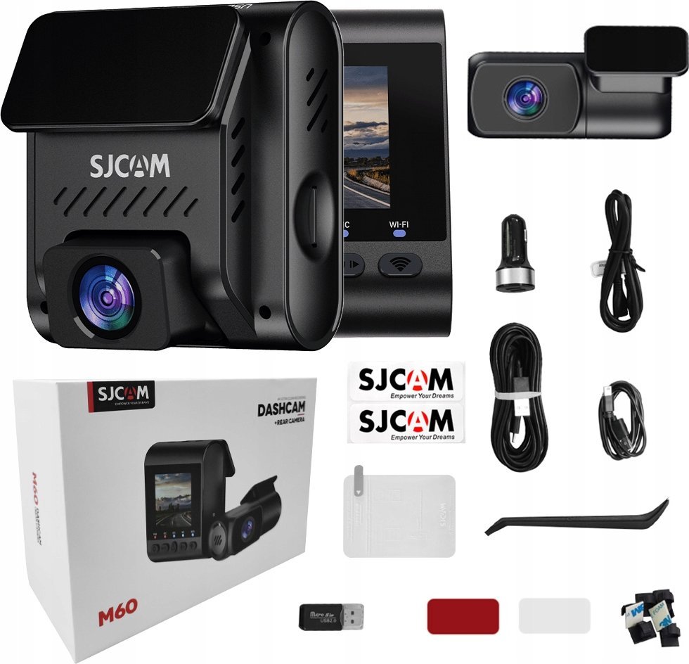 Kamerë veture Sjcam M60, 4K HDR, WiFi dhe GPS, e zezë