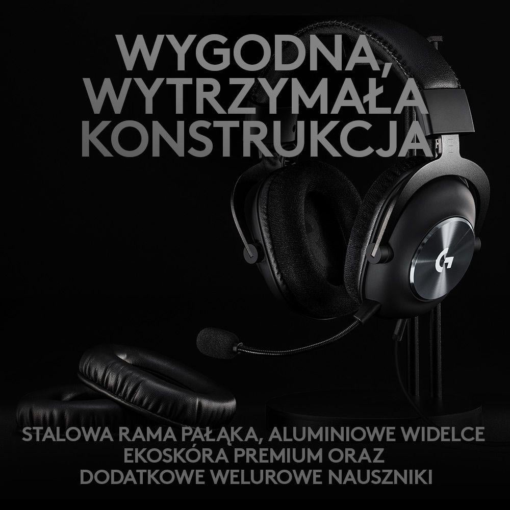Kufje Logitech G Pro X (981-000818), të zeza
