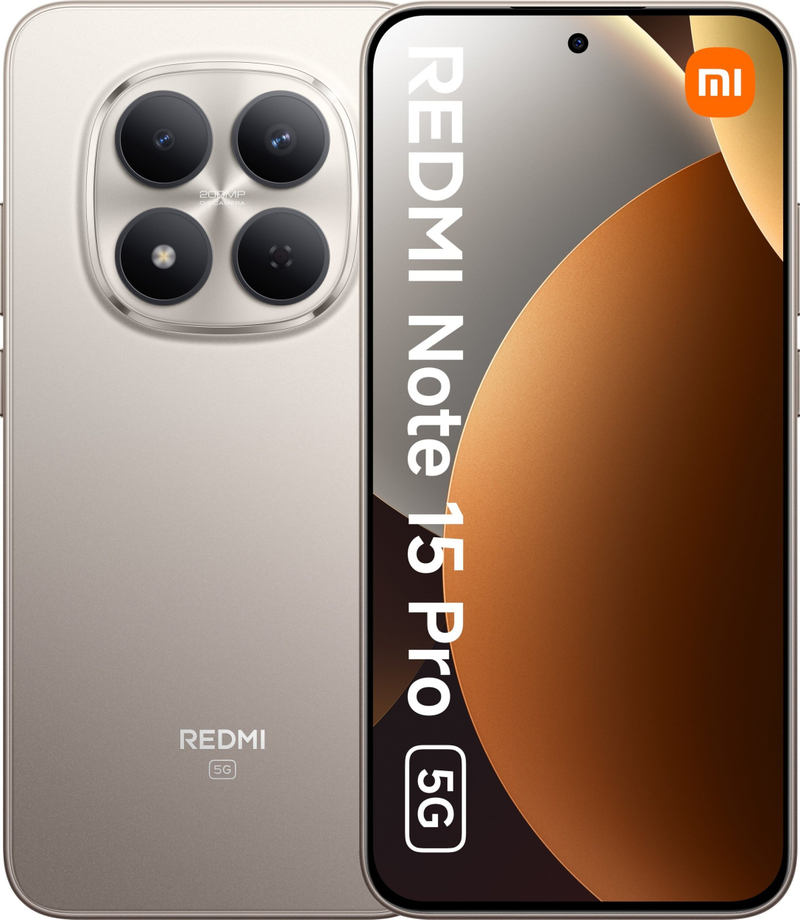 Telefoni Xiaomi Redmi Note 15 Pro 5G, 8GB 256GB, ekran 6.83" AMOLED, Titanium
