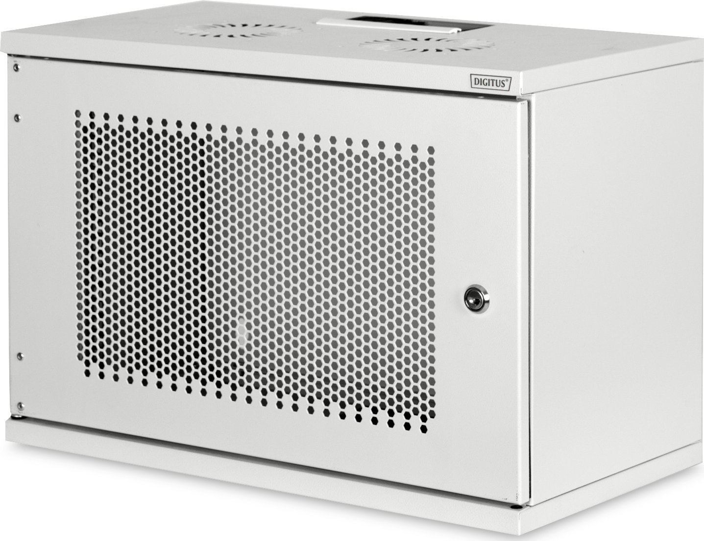 Kabinet muror rrjeti Digitus Wall Cabinet 19", 7U, çelik, gri