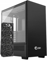 Kutia PC ZENPC Z3 Solid, 4 ftohës P12 PWM PST, e zezë