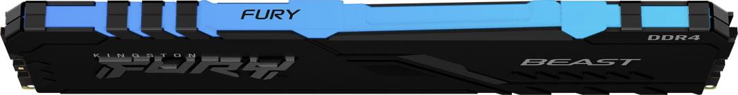 Memorie Kingston Fury Beast RGB, DDR4, 8 GB, 2666 MHz, CL16, KF426C16BBA/8