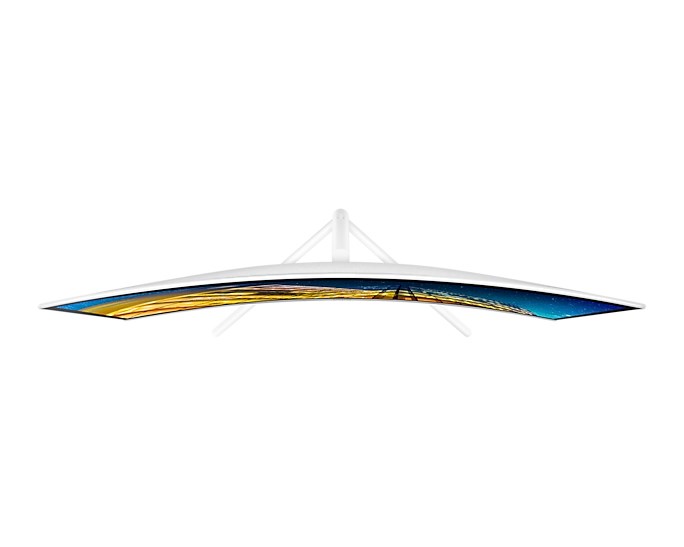 Monitor Samsung 590 UR591C, 31.5", 3840 x 2160, 4K Ultra HD, 60 Hz, i bardhë