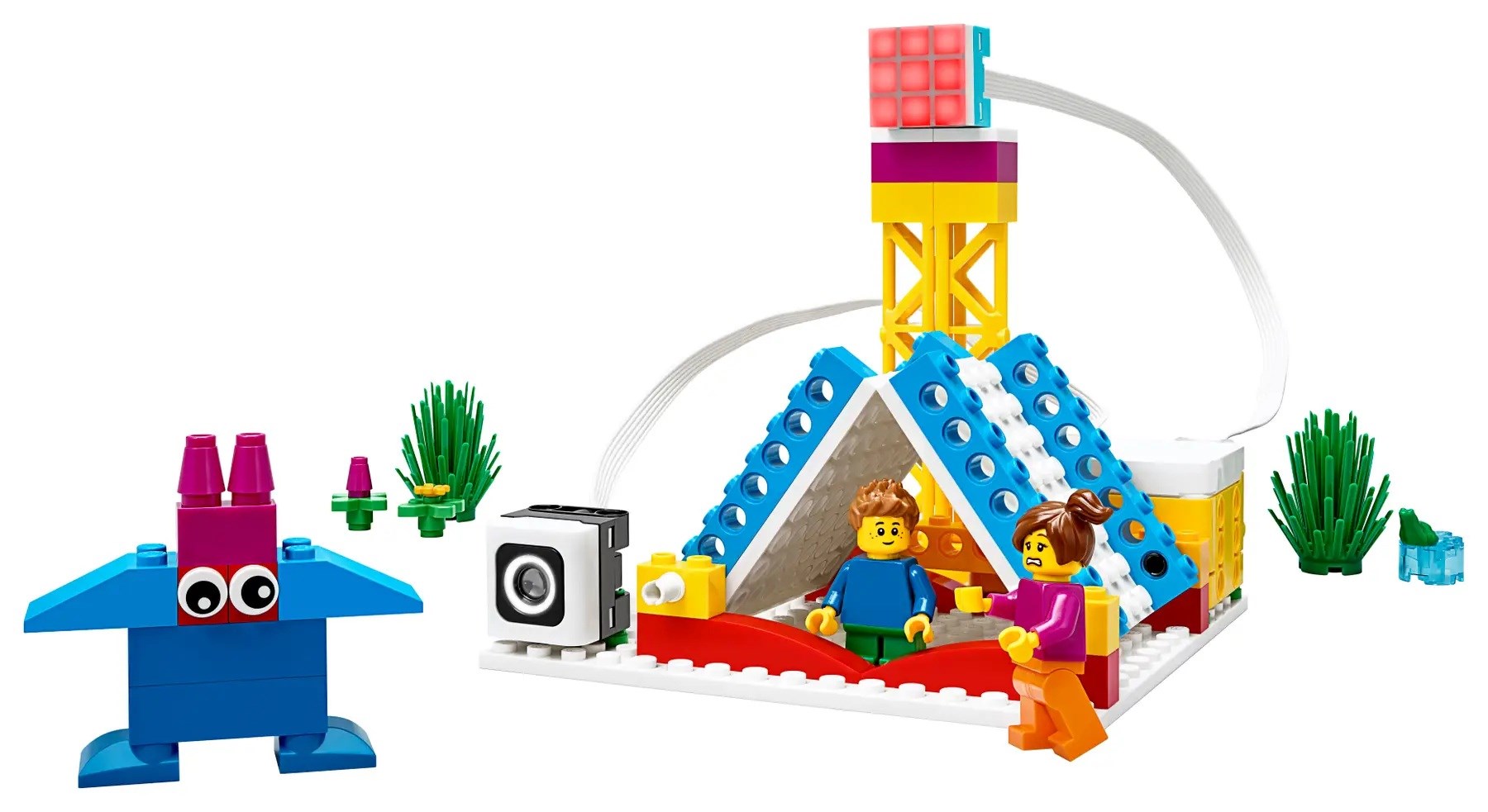 Set edukativ LEGO Education SPIKE Essential, 449 pjesë, me sensorë dhe motorë, shumëngjyrësh